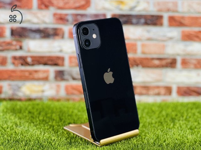 Eladó iPhone 12 256 GB Black 100% aksi szép állapotú - 12 HÓ GARANCIA - 110