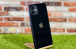 Eladó iPhone 12 256 GB Black 100% aksi szép állapotú - 12 HÓ GARANCIA - 110