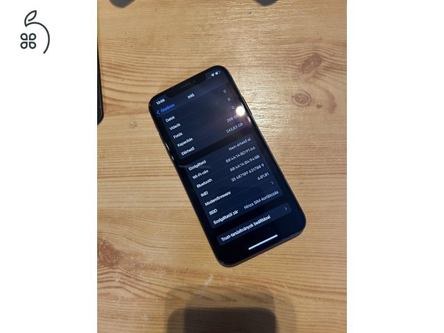 iPhone X 256 GB Space Gray - hibátlan, újszerű