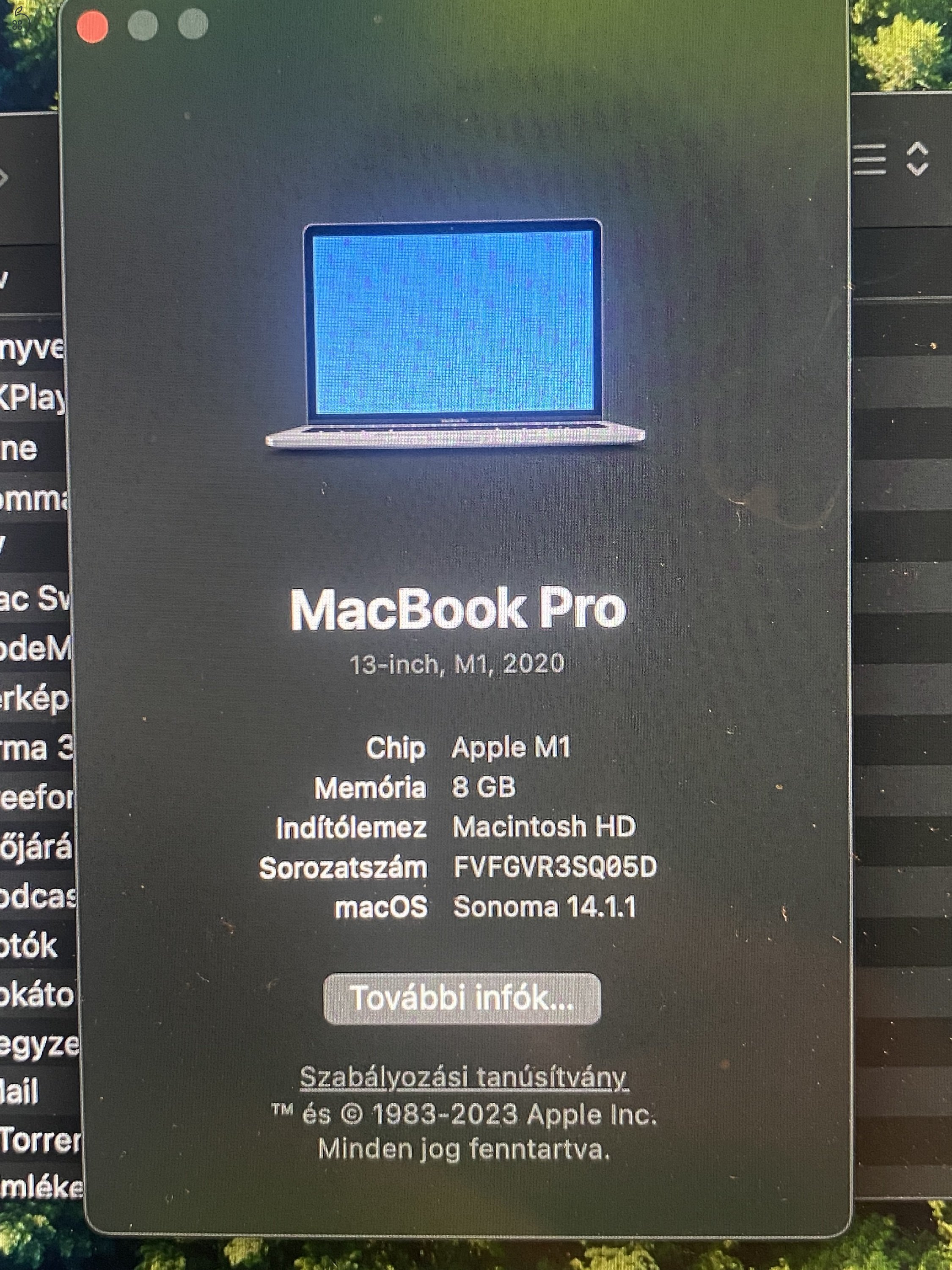 MacBook Pro 13-inch, M1, 2020