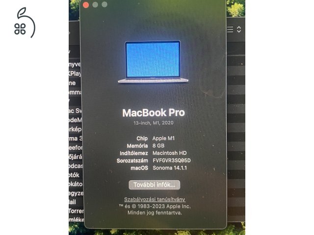 MacBook Pro 13-inch, M1, 2020