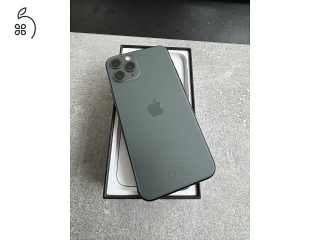 Iphone 11Pro, 64gb, midnight green, új akksi