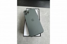 Iphone 11Pro, 64gb, midnight green, új akksi