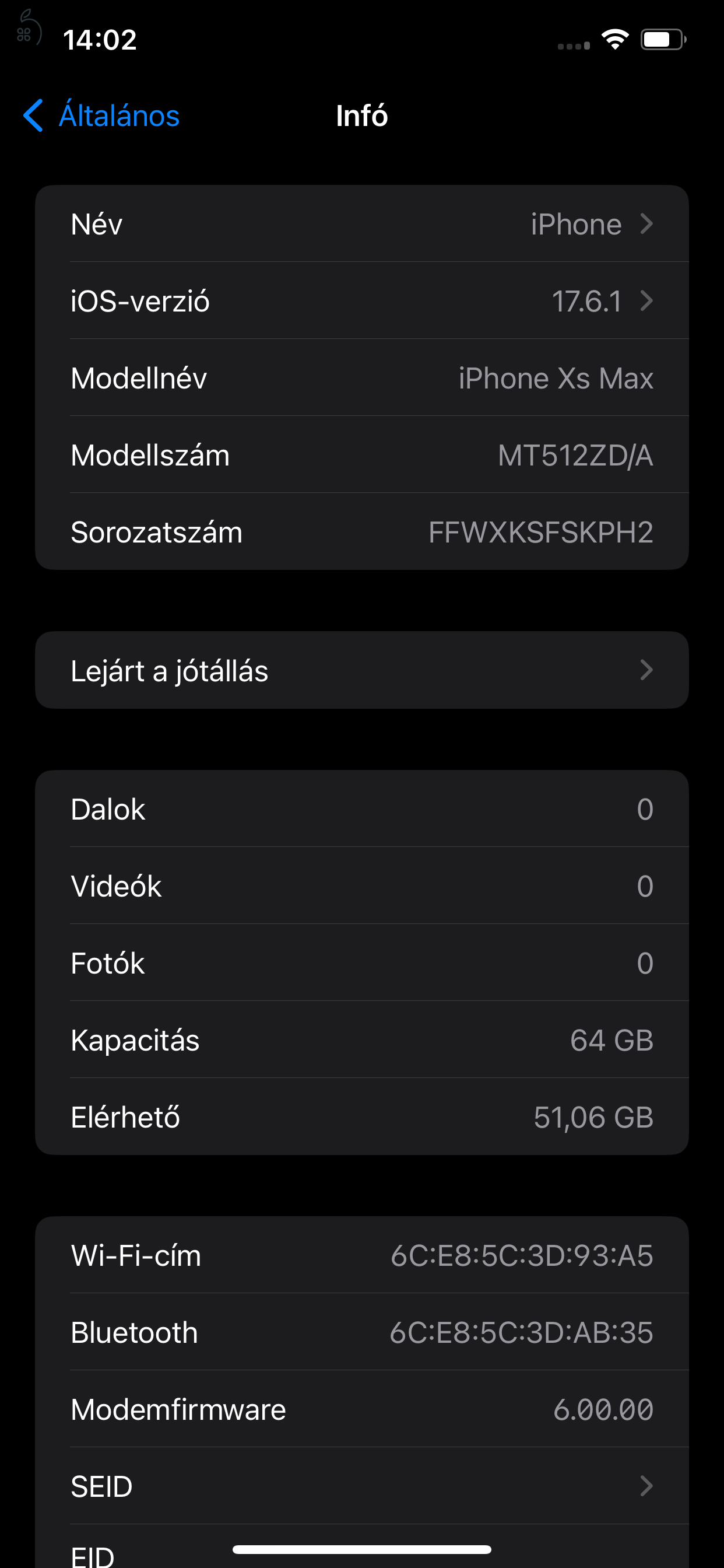 iPhone XS Max 64GB ezüst, kártyafüggetlen