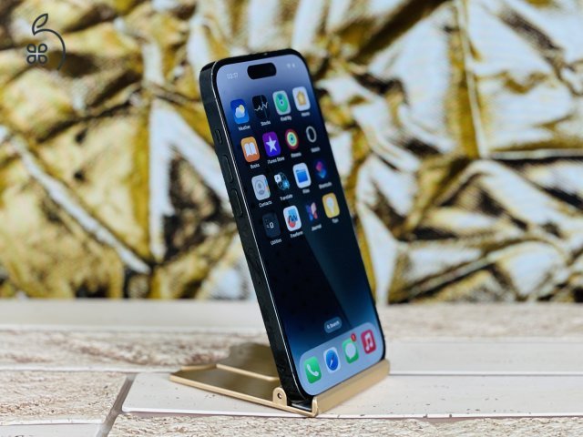 Eladó iPhone 14 Pro 128 GB Space Black 100% aksi szép állapotú - 12 HÓ GARANCIA - 1778