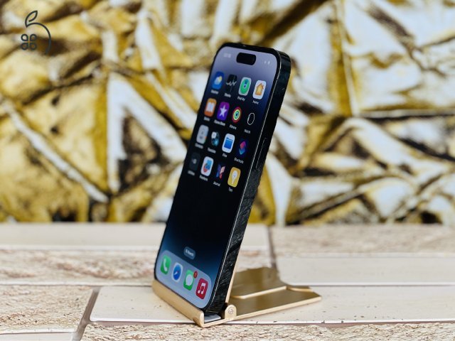 Eladó iPhone 14 Pro 128 GB Space Black 100% aksi szép állapotú - 12 HÓ GARANCIA - 1778