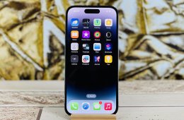 Eladó iPhone 14 Pro 128 GB Space Black 100% aksi szép állapotú - 12 HÓ GARANCIA - 1778