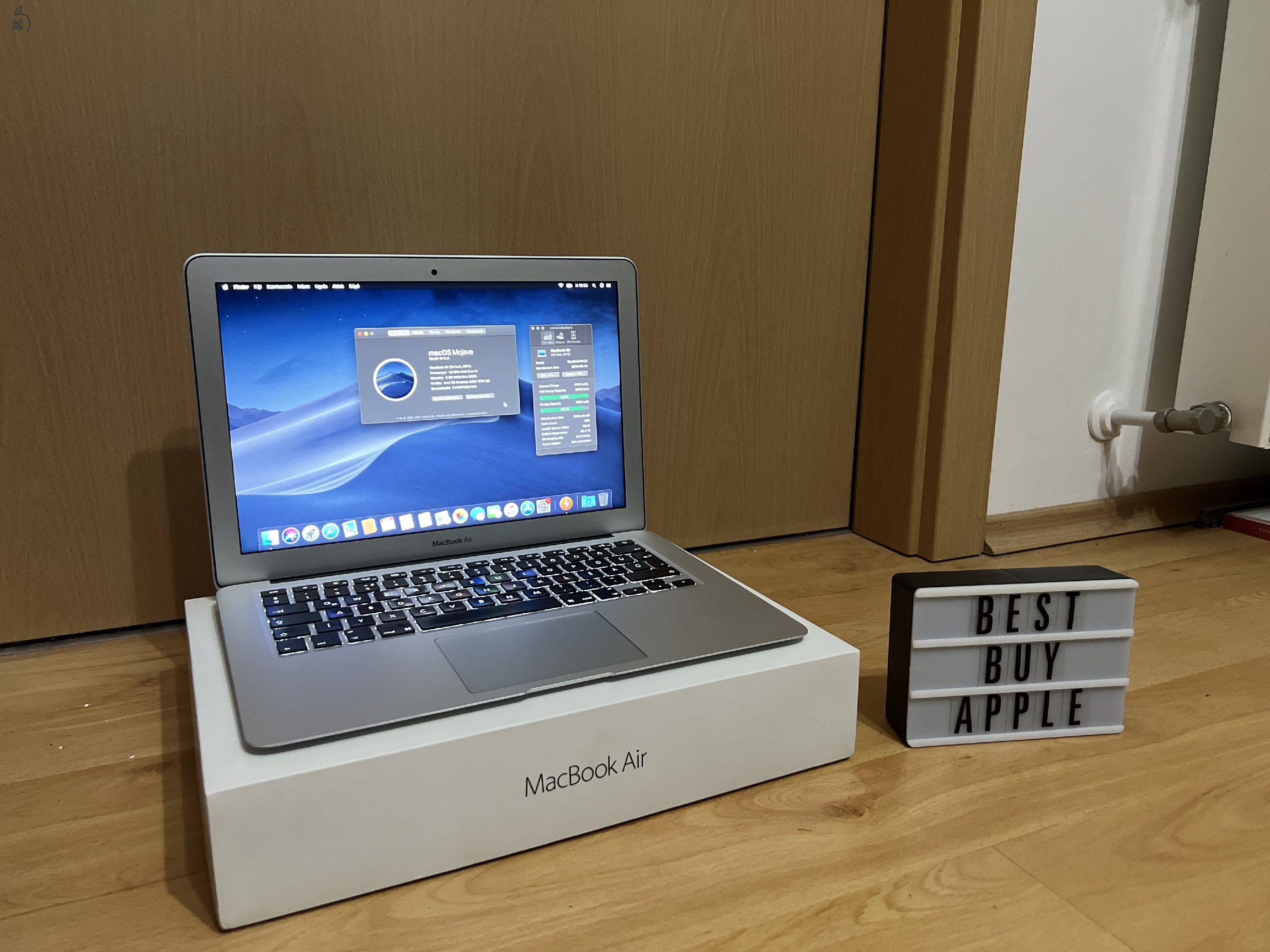 2017 MacBook Air 13 / i5 1.8 GHz / 8GB / 128GB SSD / Korrekt Áron Eladó ! ! !