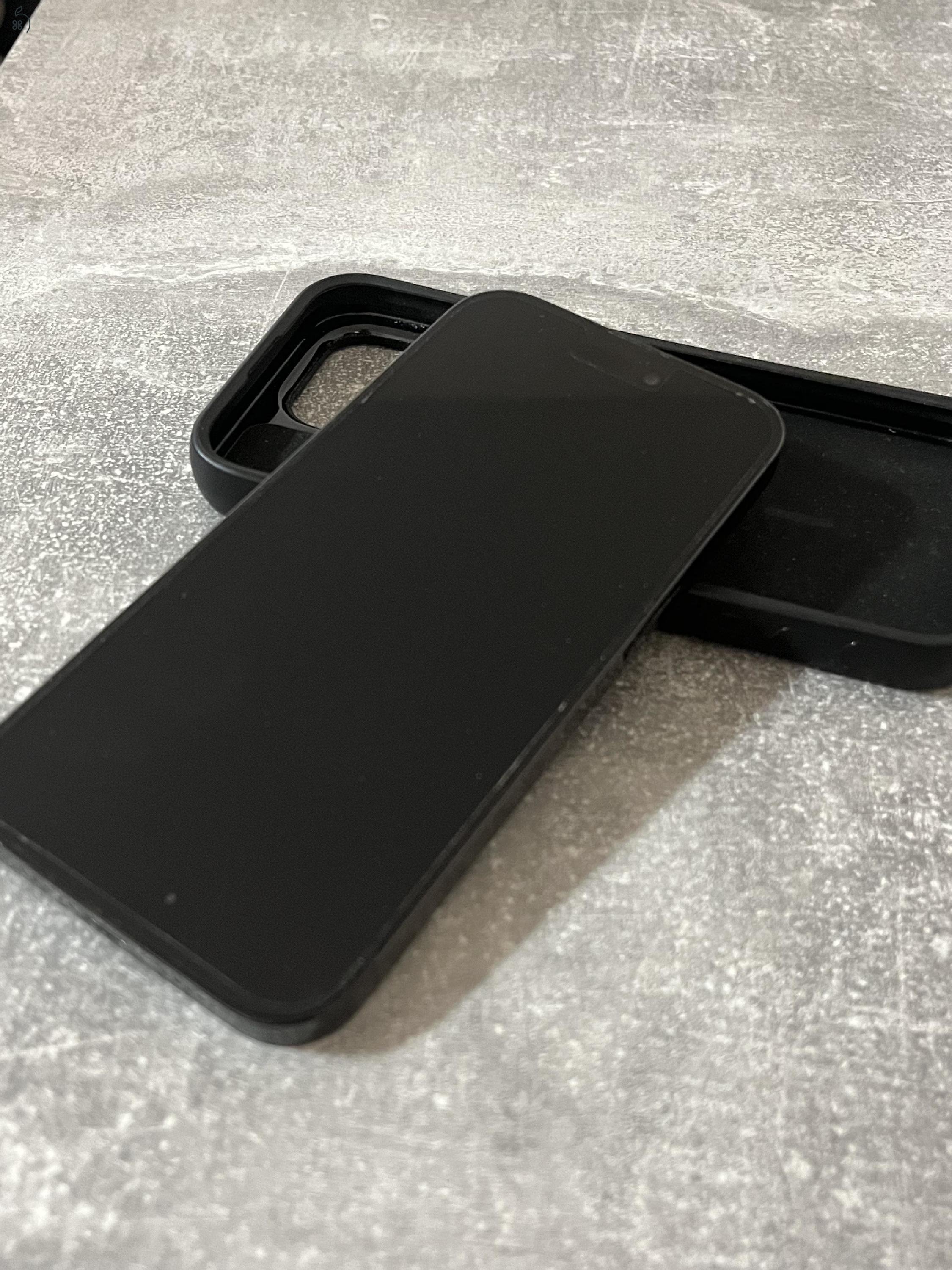 IPHONE 14 PRO (256 GB, 82% AKKU, ÉJFEKETE) + DBRAND GRIPCASE