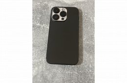 IPHONE 14 PRO (256 GB, 82% AKKU, ÉJFEKETE) + DBRAND GRIPCASE