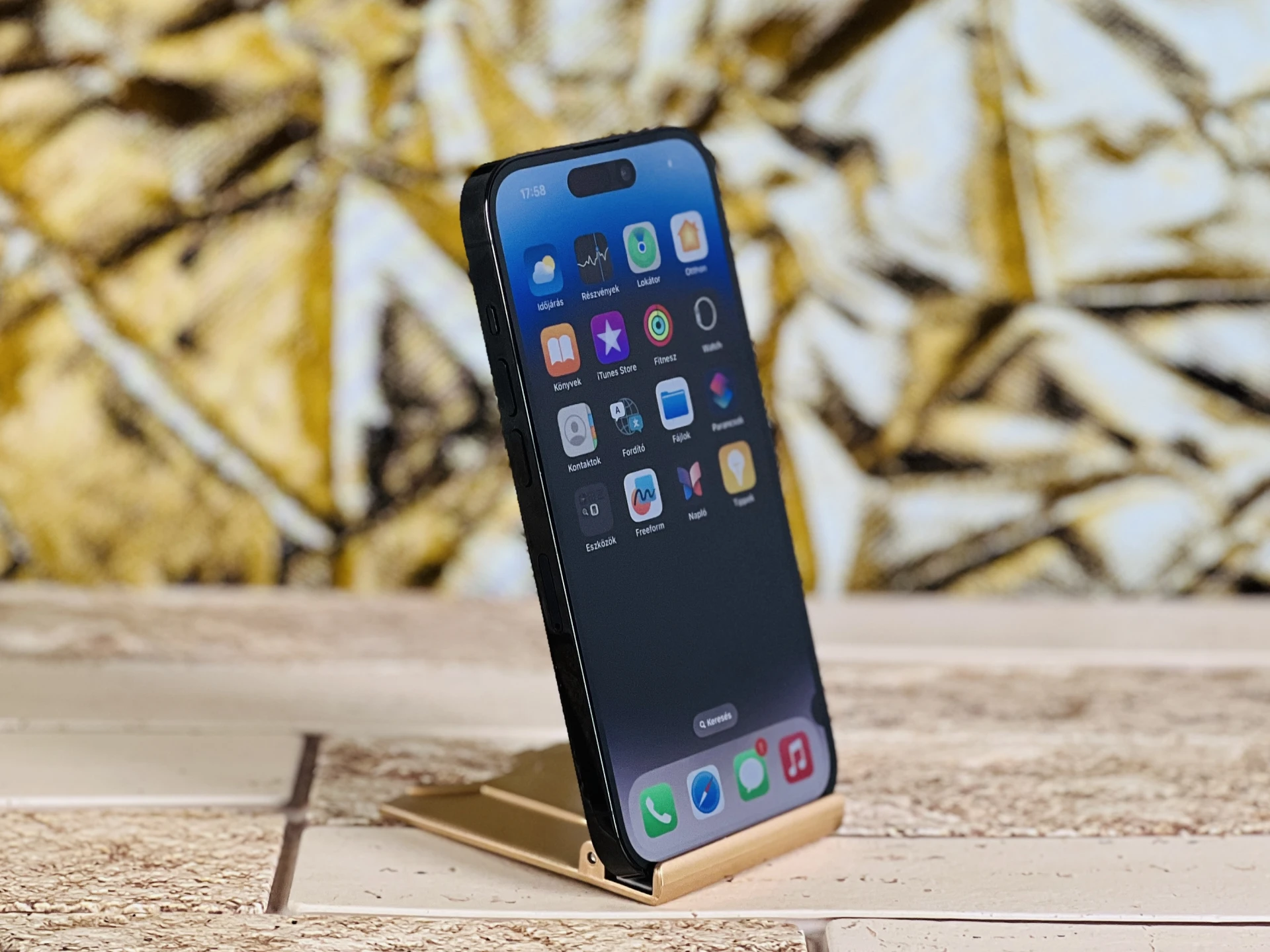 Eladó iPhone 14 Pro 128 GB Space Black szép állapotú - 12 HÓ GARANCIA