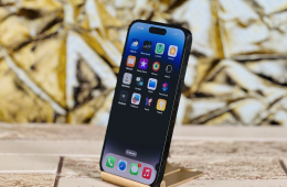 Eladó iPhone 14 Pro 128 GB Space Black szép állapotú - 12 HÓ GARANCIA