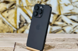 Eladó iPhone 14 Pro 128 GB Space Black szép állapotú - 12 HÓ GARANCIA