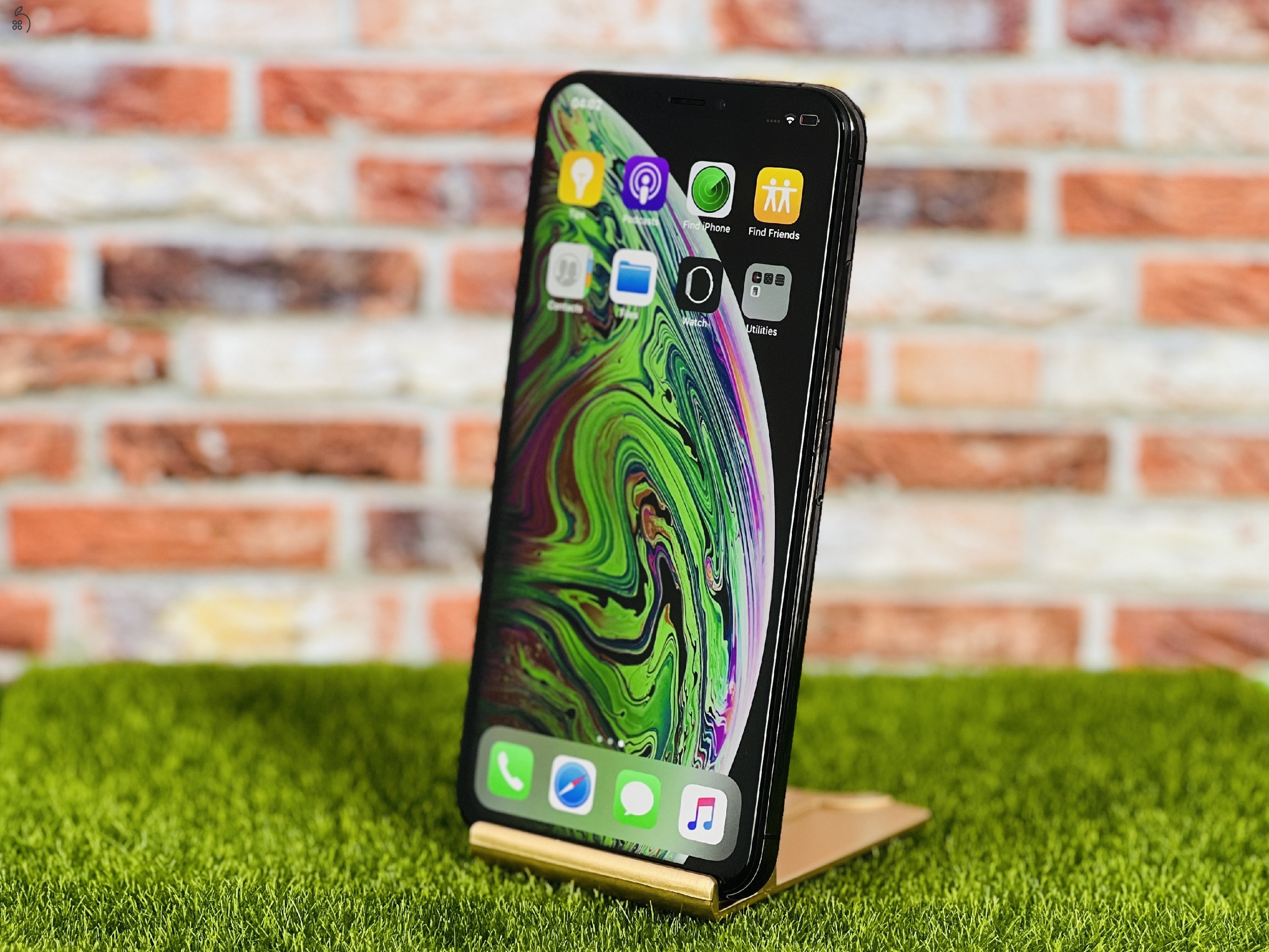 Eladó iPhone XS Max 64 GB Space Gray szép állapotú - 12 HÓ GARANCIA - 1376