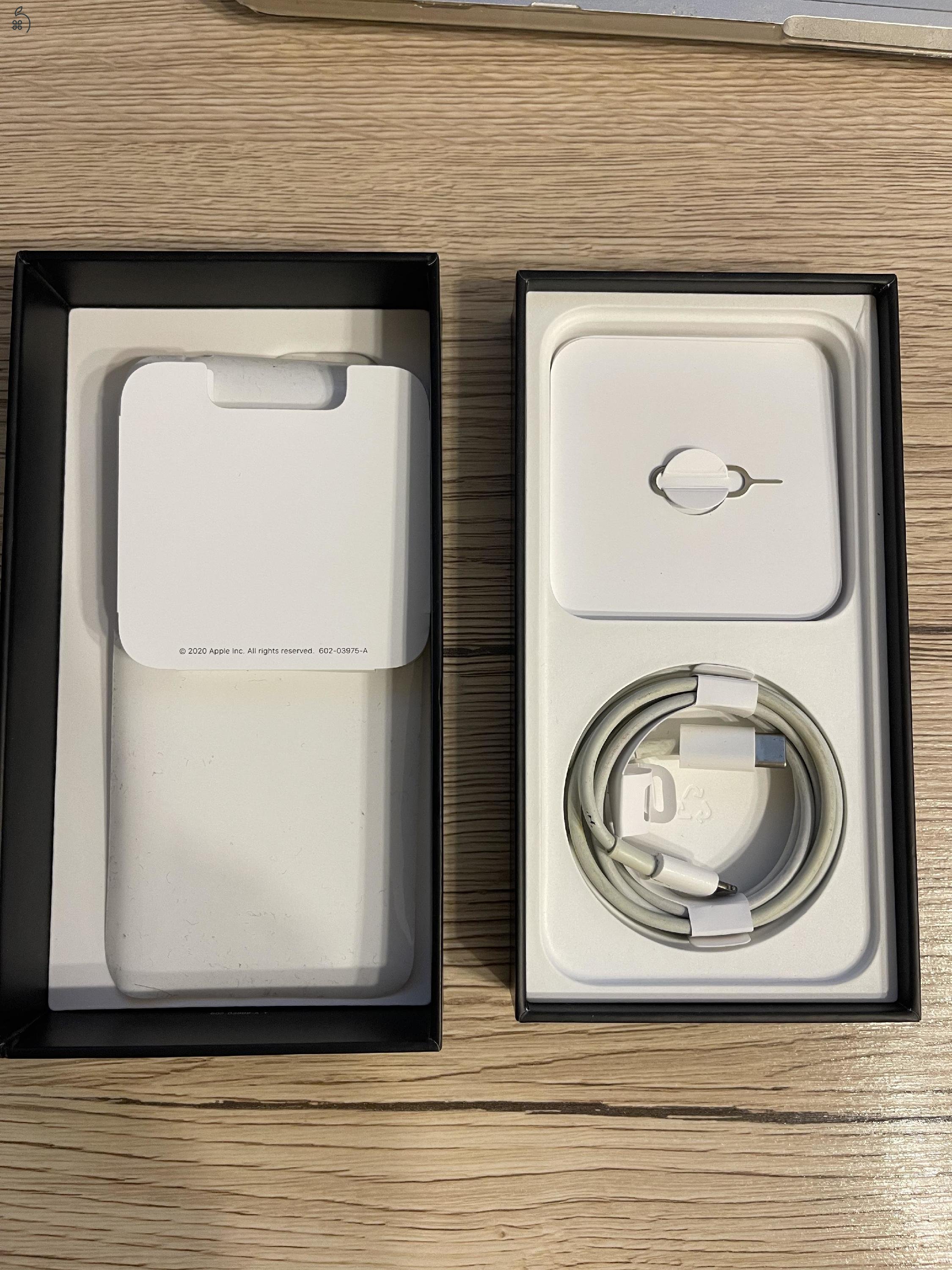 Iphone 12 Pro, 256 GB, Silver (Ezüst), jó állapot, 88%-os akkumulátor, dobozzal