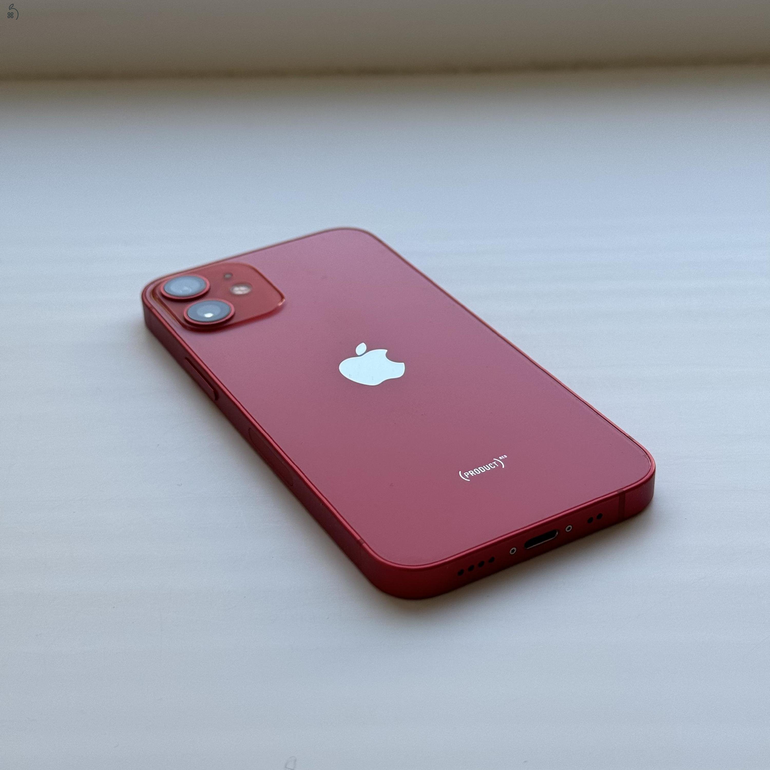 iPhone 12 mini 64GB Red - Kártyfüggetlen, 1 ÉV GARANCIA