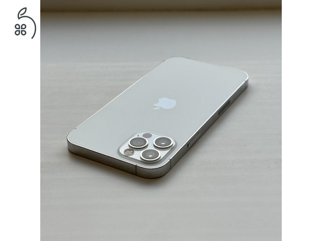 GYÖNYÖRŰ iPhone 12 Pro 128GB Silver - 1 ÉV GARANCIA - Kártyafüggetlen, 94% Akkumulátor