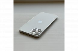 GYÖNYÖRŰ iPhone 12 Pro 128GB Silver - 1 ÉV GARANCIA - Kártyafüggetlen, 94% Akkumulátor