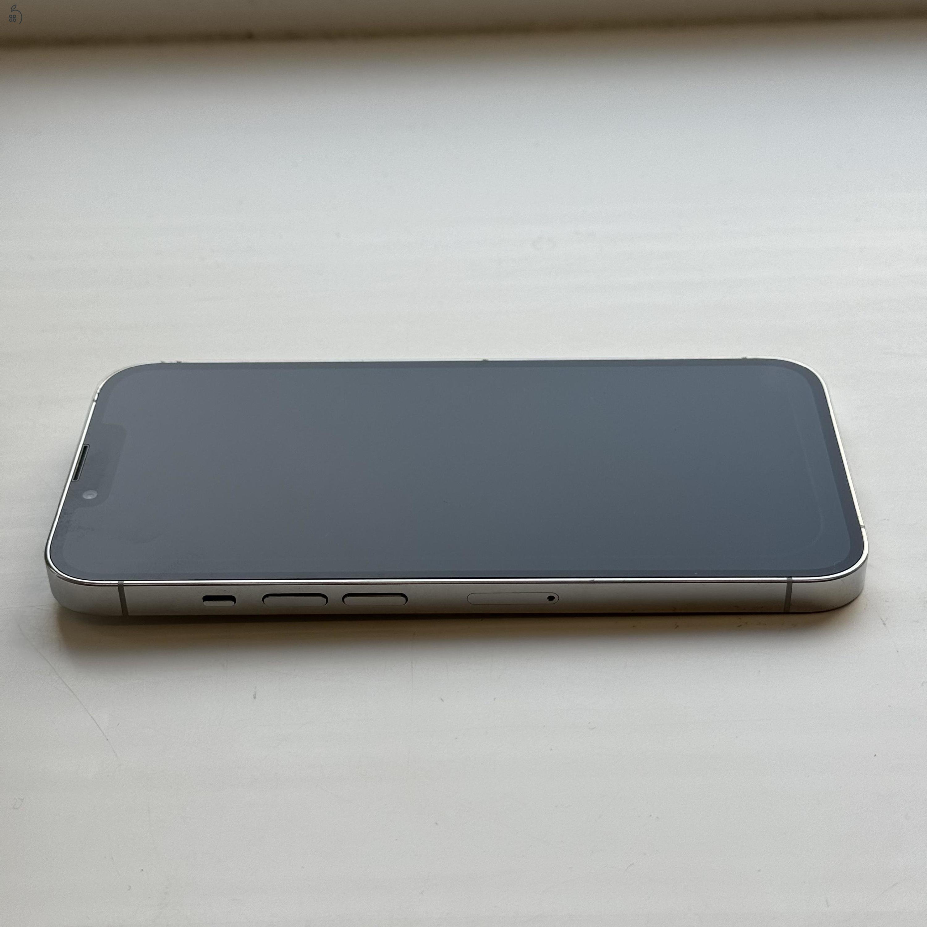 GYÖNYÖRŰ iPhone 13 Pro 512GB Silver - Kártyfüggetlen, 1 ÉV GARANCIA, 100% Akkumulátor