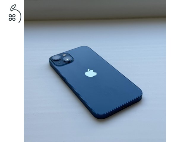 GYÖNYÖRŰ iPhone 13 128GB Blue - 1 ÉV GARANCIA - Kártyafüggetlen, 99% Akkumulátor