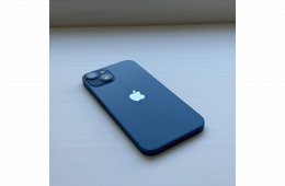 GYÖNYÖRŰ iPhone 13 128GB Blue - 1 ÉV GARANCIA - Kártyafüggetlen, 99% Akkumulátor