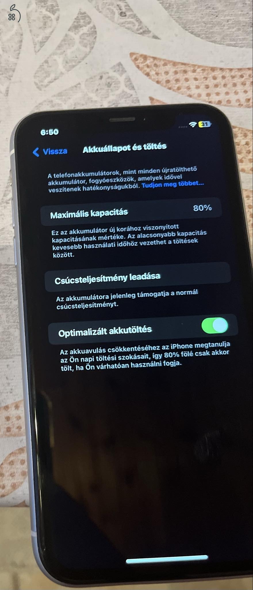 Fehér Iphone Xr