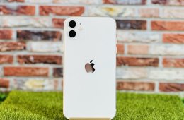 Eladó iPhone 11 64 GB White 100% aksi szép állapotú - 12 HÓ GARANCIA - 121