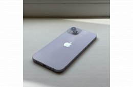 HIBÁTLAN iPhone 14 Plus 128GB Purple - Kártyfüggetlen, 1 ÉV GARANCIA, 100% Akkumulátor