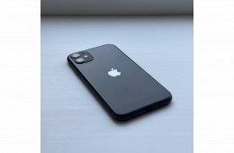 GYÖNYÖRŰ iPhone 11 64GB Black- Kártyfüggetlen, 1 ÉV GARANCIA, 85% Akkumulátor