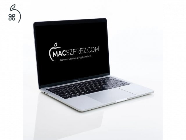 MacSzerez.com - 2018 MacBook Pro 13 CTO / i7 / 16GB / 256GB / Magyar bill. / Ezüst szín