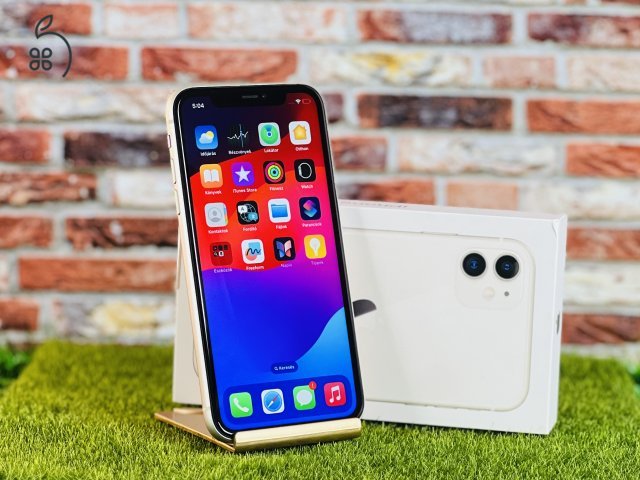 Eladó iPhone 11 128 GB White szép állapotú - 12 HÓ GARANCIA - 124