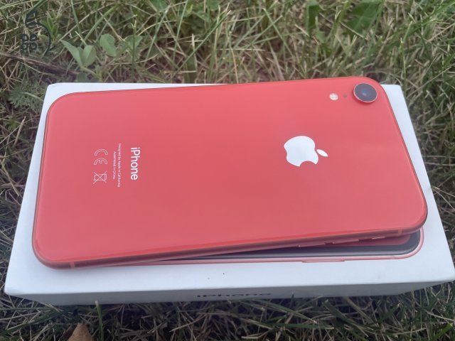 iPhone XR 64GB kártyafüggetlen, szép állapotban - korall színű