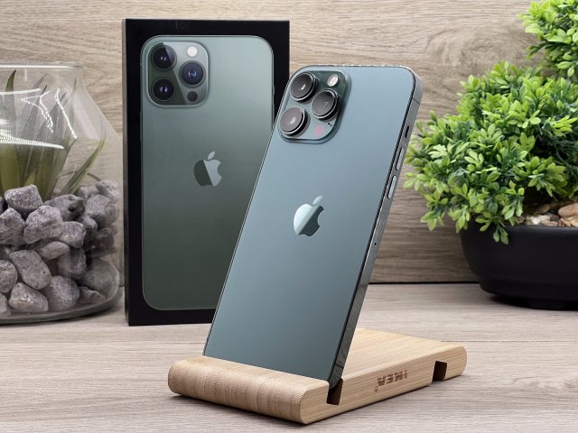 Hibátlan iPhone 13 Pro Max Alpine Green 128GB 1 ÉV Garanciával Számlával