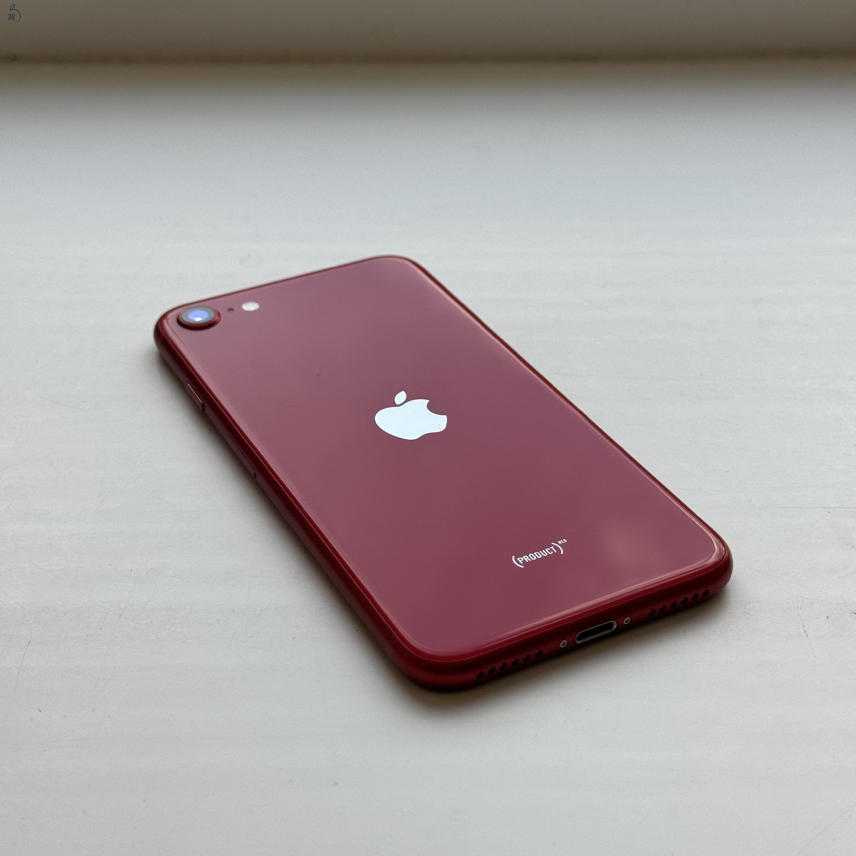 GYÖNYÖRŰ iPhone SE 2020 128GB Red - Kártyafüggetlen, 1 ÉV GARANCIA, 100% Akkumulátor