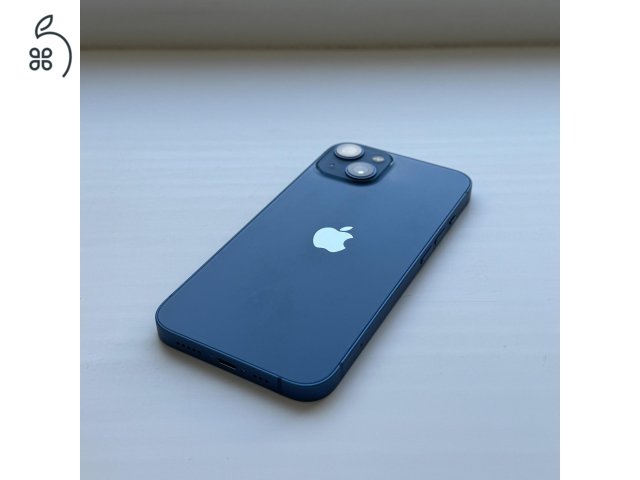 GYÖNYÖRŰ iPhone 13 128GB Blue - 1 ÉV GARANCIA - Kártyafüggetlen, 99% Akkumulátor