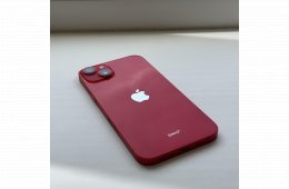 HIBÁTLAN iPhone 14 PLUS 128GB Red - 1 ÉV GARANCIA, Kártyafüggetlen, 96% Akkumulátor