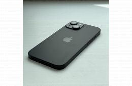 HIBÁTLAN iPhone 15 128GB Black - 1 ÉV GARANCIA, Kártyafüggetlen, 100% Akkumulátor