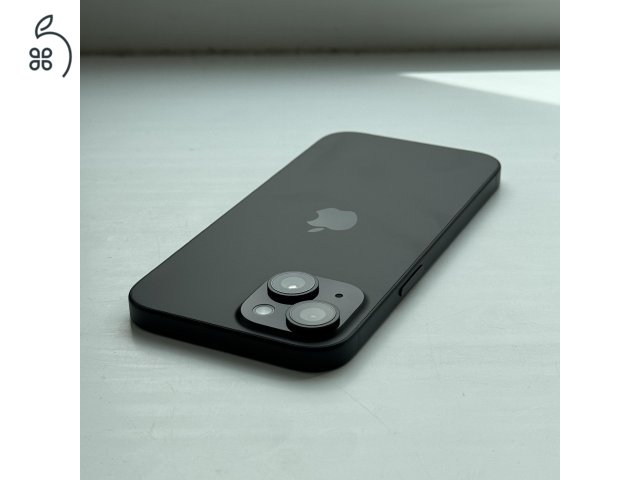 HIBÁTLAN iPhone 15 128GB Black - 1 ÉV GARANCIA, Kártyafüggetlen, 100% Akkumulátor