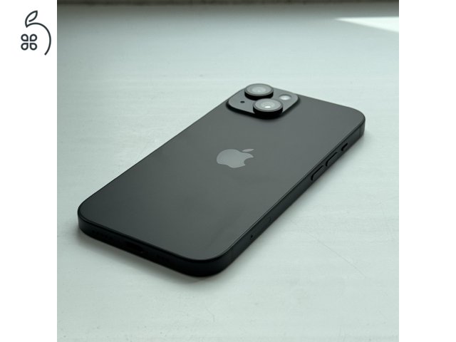 HIBÁTLAN iPhone 15 128GB Black - 1 ÉV GARANCIA, Kártyafüggetlen, 100% Akkumulátor