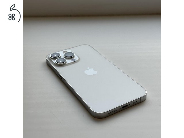 GYÖNYÖRŰ iPhone 13 Pro 512GB Silver - Kártyfüggetlen, 1 ÉV GARANCIA, 100% Akkumulátor