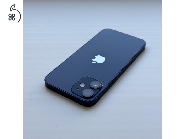 iPhone 12 mini 256GB Blue - 1 ÉV GARANCIA, Kártyafüggetlen, 100% Akkumulátor