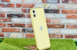 100% AKKU Eladó iPhone 11 128 GB Yellow szép állapotú - 12 HÓ GARANCIA - 136