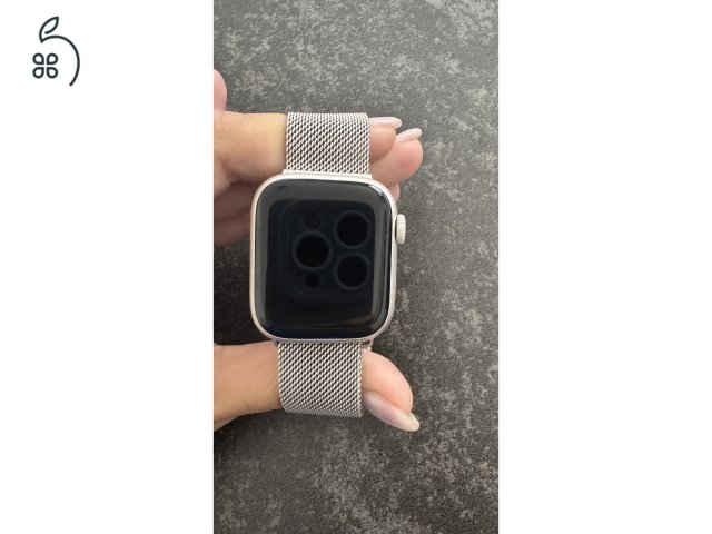 Apple Watch S8 GPS 41mm, alumínium, csillagfény