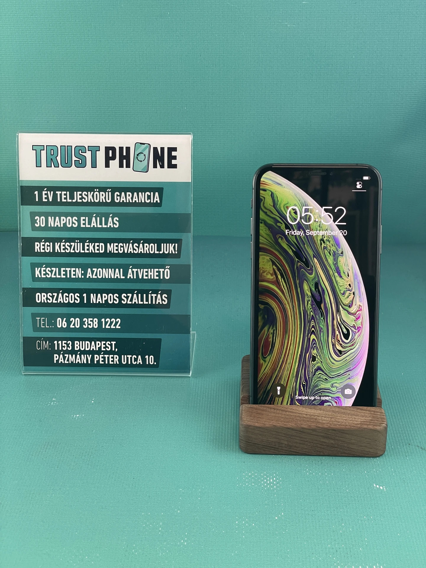 !! 1 ÉV GARANCIA !! iPhone XS Space Gray 256 GB – BM20327 – 100% AKKU