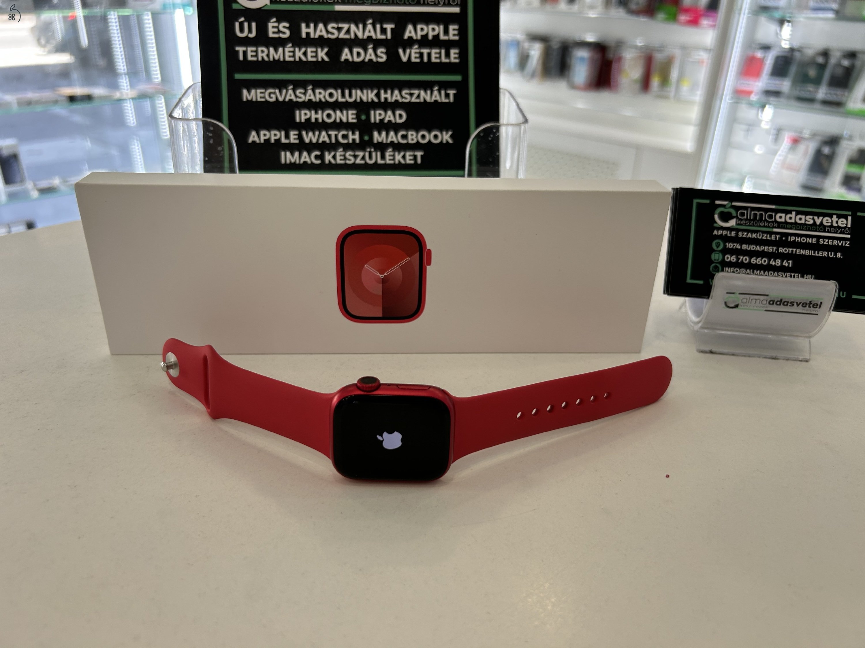 Apple Watch 9 41mm Újszerű/2024.12.26.Apple Gar./Akku 99%/p3663