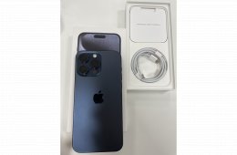 Garanciális November 5-ig! iPhone 15 Pro MAX 256gb Blue Független + Beszámítás