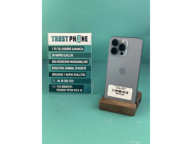 !! 1 ÉV GARANCIA !! iPhone 13 Pro Sierra Blue 256 GB – TESZT