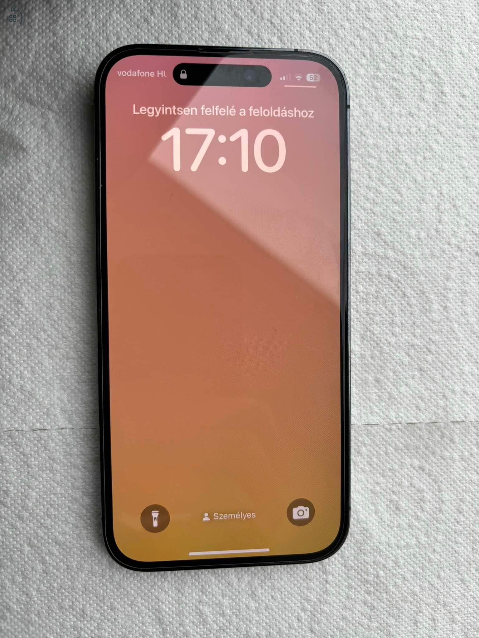 Iphone 14 PRO 128GB 1 év garanciával!