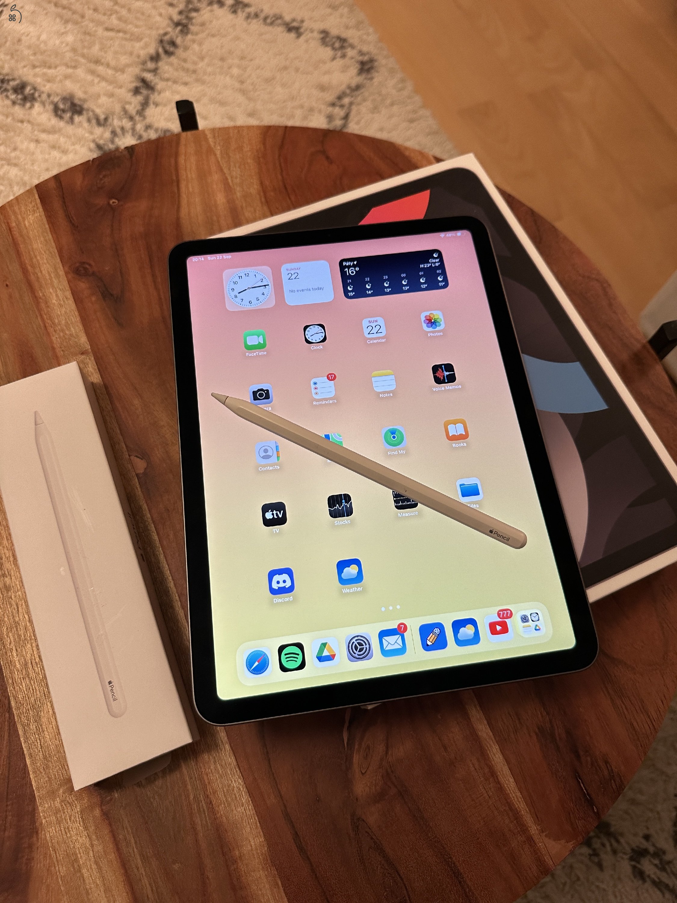 iPad Air 4 Wifi 64Gb + Apple pencil - ÚJSZERŰ!