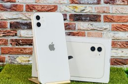 Eladó iPhone 11 128 GB White 100% aksi szép állapotú - 12 HÓ GARANCIA - 151